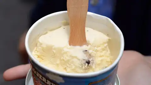 Cup of ice cream